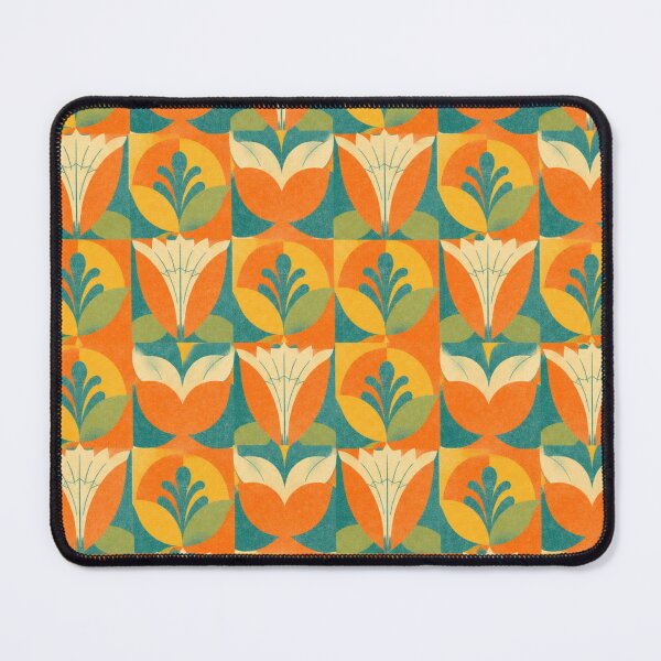 Item preview, Golden Folk Flower Tiles designed and sold by mellow-koko.