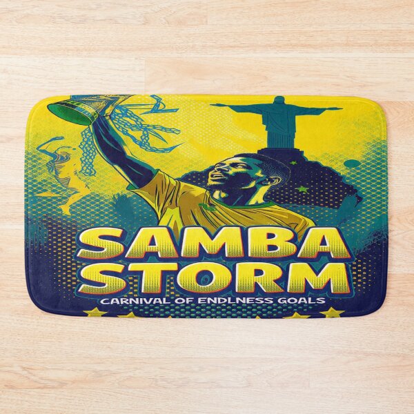Item preview, Brazil — “Samba Storm: Carnival of Endless Goals” designed and sold by Twala Creative Studio.