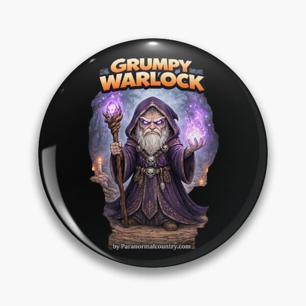 Item preview, Grumpy Warlock designed and sold by ParanormalCount.