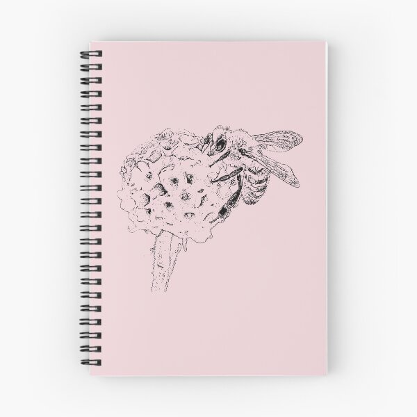 Item preview, Honey Bee on Golden Buddleia - (#EED4D9) designed and sold by The Stippler Process.