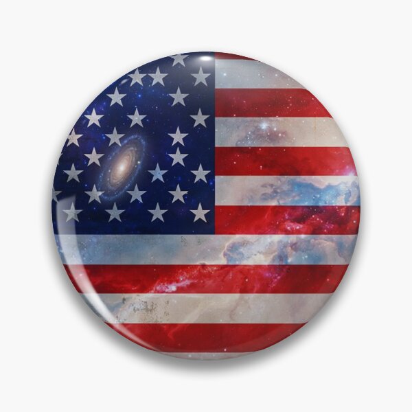 Item preview, Galaxy American Flag — Cosmic Patriotic USA Space Nebula Design designed and sold by AvalonMoss.