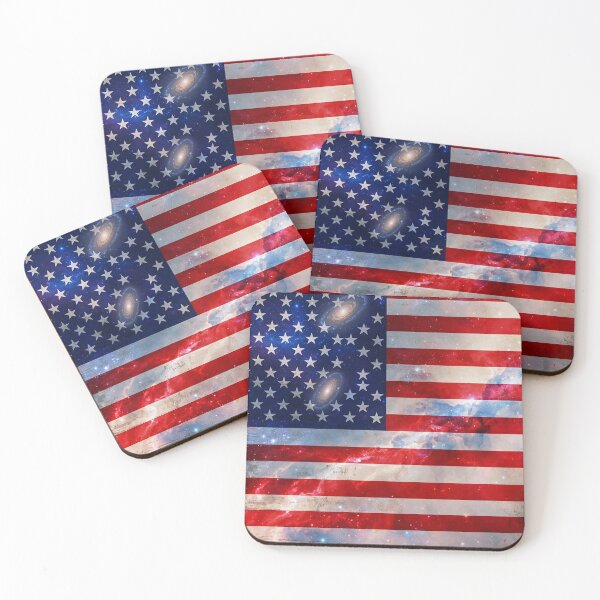 Item preview, Galaxy American Flag — Cosmic Patriotic USA Space Nebula Design designed and sold by AvalonMoss.