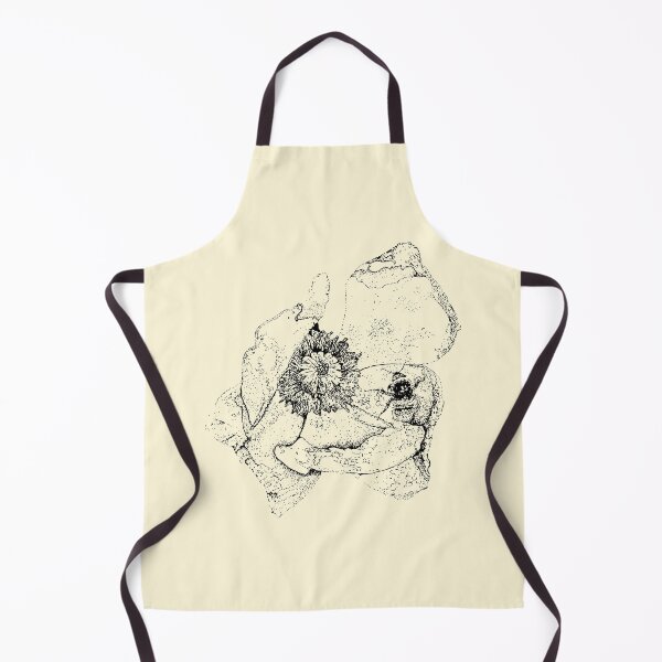 Item preview, Poppy and Bee - (#FFF7D9) designed and sold by The Stippler Process.