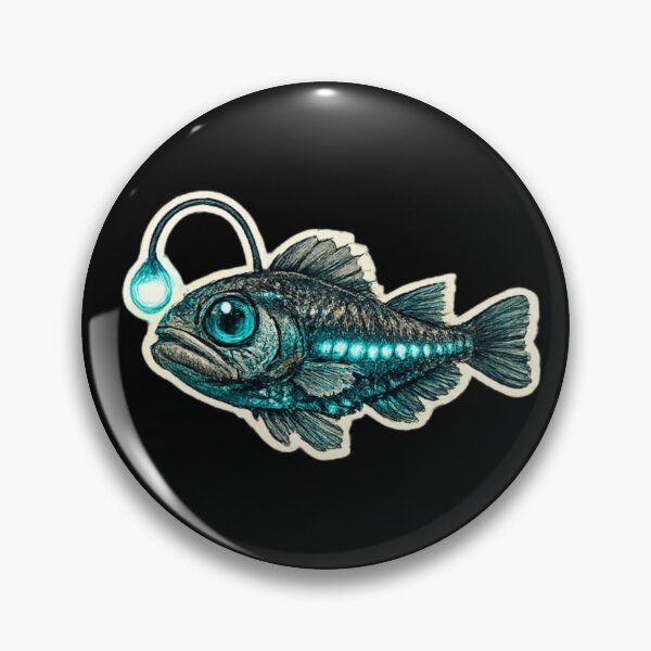 Item preview, Lanternfish - deep sea fish designed and sold by DamioPolArt.