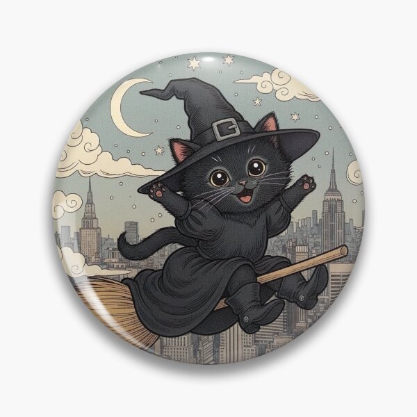 Item preview, The Midnight Flight Over Manhattan designed and sold by Black Cat Matters.
