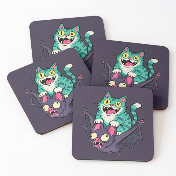 Item preview, Cat On A Bat designed and sold by BrambleBox.