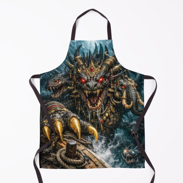 Item preview, Boat Monster – Deep Sea Horror Creature Art designed and sold by YourForKor.