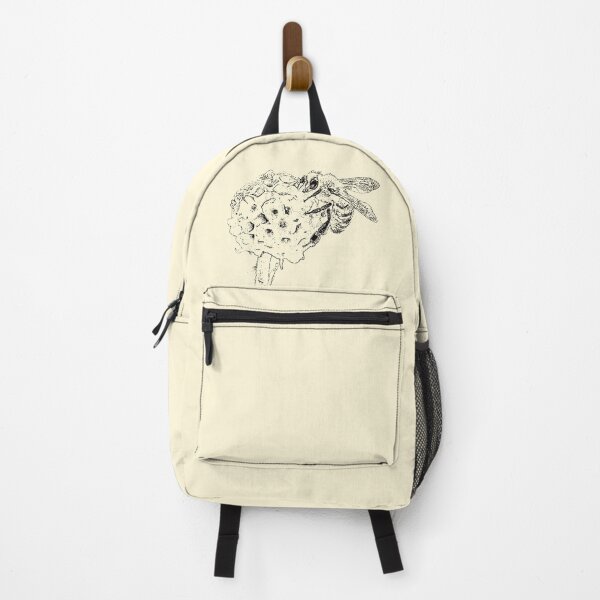 Item preview, Honey Bee on Golden Buddleia - (#FFF7D9) designed and sold by The Stippler Process.