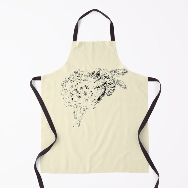 Item preview, Honey Bee on Golden Buddleia - (#FFF7D9) designed and sold by The Stippler Process.