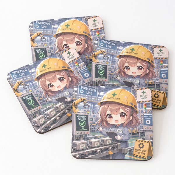 Item preview, Cute Chibi Factory Worker designed and sold by konkapo00.