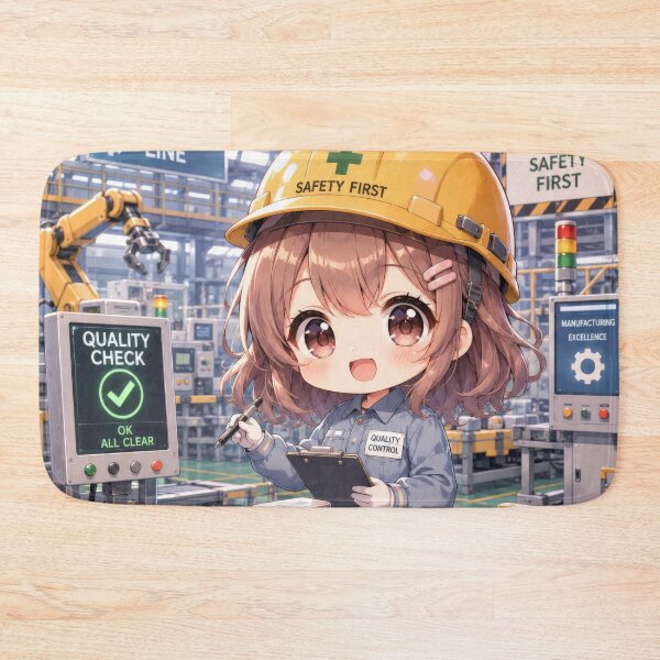 Item preview, Cute Chibi Factory Worker designed and sold by konkapo00.