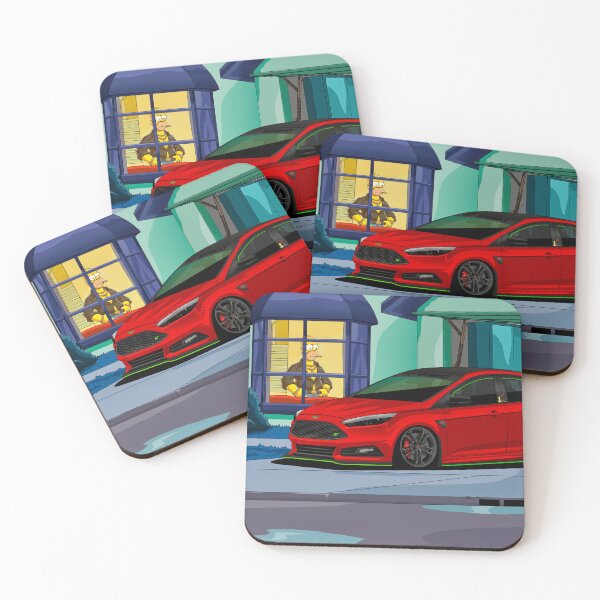 Item preview, The Simpsons x Ford Focus ST designed and sold by TMTD Productions.