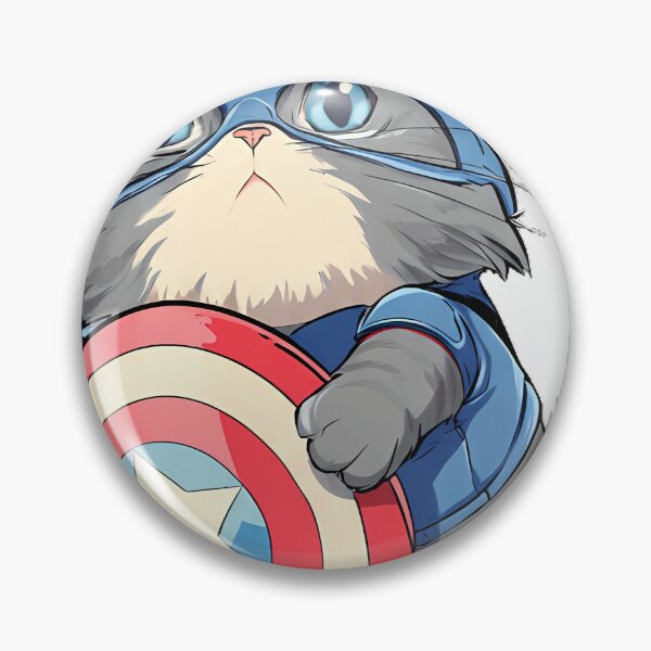 Item preview, Captain Whiskers Blue Cat designed and sold by pumsquare.