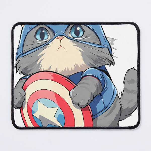 Item preview, Captain Whiskers Blue Cat designed and sold by pumsquare.