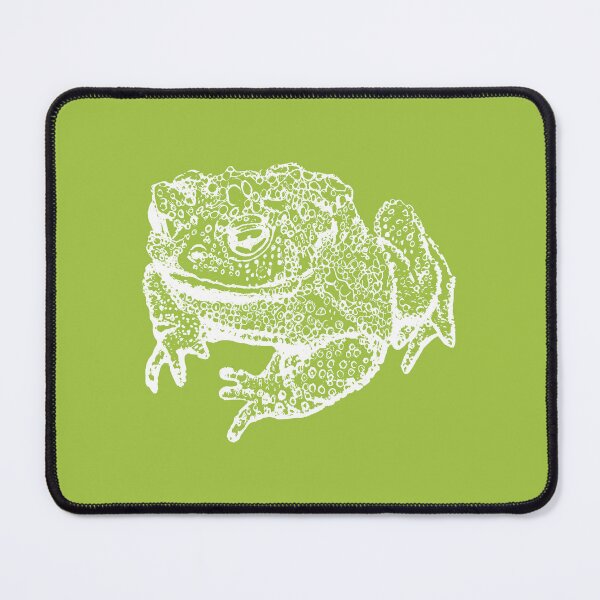 Item preview, Toad Thinking - Light Lines - (#A2C341) designed and sold by The Stippler Process.