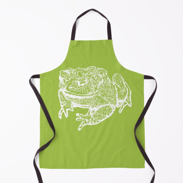Item preview, Toad Thinking - Light Lines - (#A2C341) designed and sold by The Stippler Process.