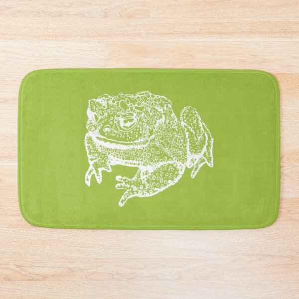Item preview, Toad Thinking - Light Lines - (#A2C341) designed and sold by The Stippler Process.