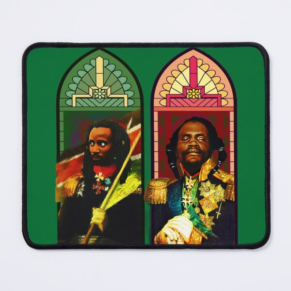 Item preview, Mau Mau Heroes Dedan Kimathi and Musa Mwariama - Kenya Freedom fighters designed and sold by Youngkev-arts.