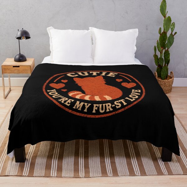 Item preview, Red Panda: Cutie You're My Fur-st Love designed and sold by DemureArtsy.