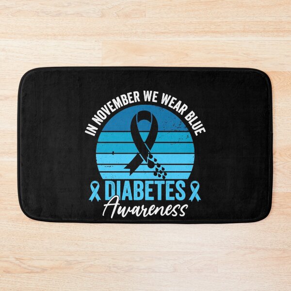 Item preview, In November We Wear Blue Diabetes Awareness Supporter designed and sold by SofenArt.