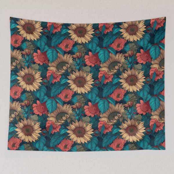 Item preview, Whimsical Sunflower Flower  - Flower Bouquet Pattern - Fathers Day Ideas designed and sold by RoyalStarsPatts.
