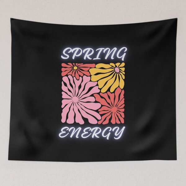 Item preview, Spring Energy Retro Floral Groovy Flower Power designed and sold by creativerooney.