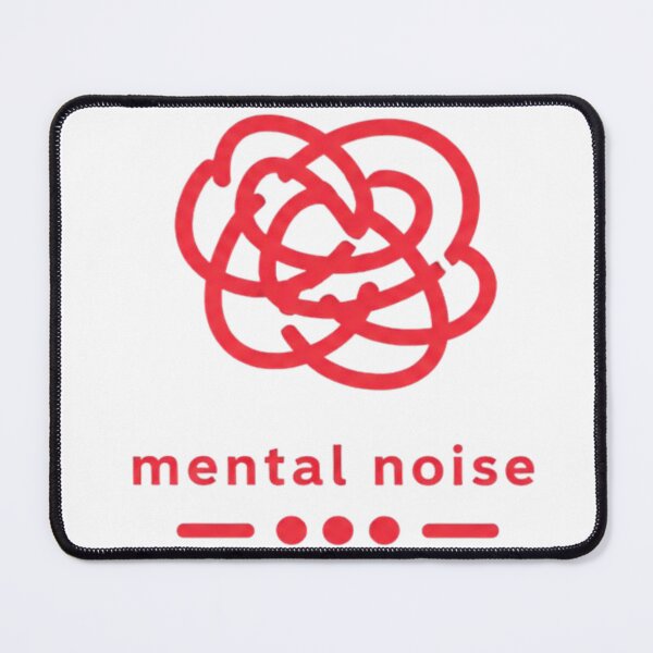 Item preview, Mental Noise – Red Overthinking Aesthetic designed and sold by Velora Design .