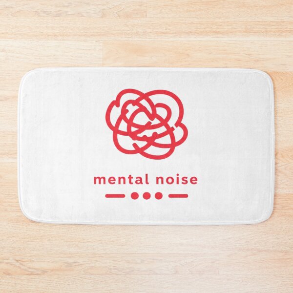 Item preview, Mental Noise – Red Overthinking Aesthetic designed and sold by Velora Design .