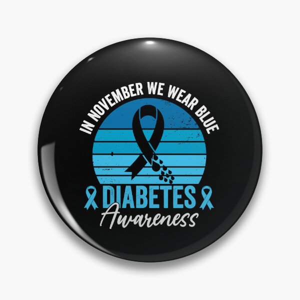 Item preview, In November We Wear Blue Diabetes Awareness Support designed and sold by SofenArt.