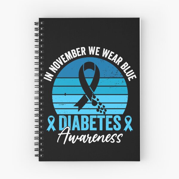 Item preview, In November We Wear Blue Diabetes Awareness Support designed and sold by SofenArt.