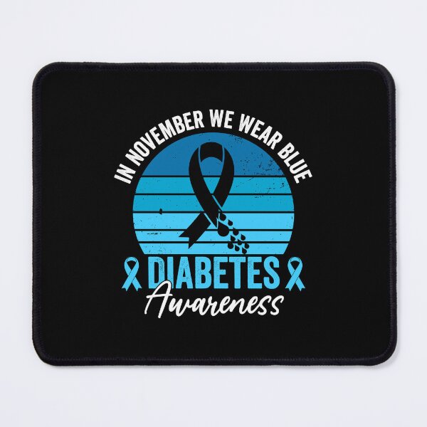 Item preview, In November We Wear Blue Diabetes Awareness Support designed and sold by SofenArt.