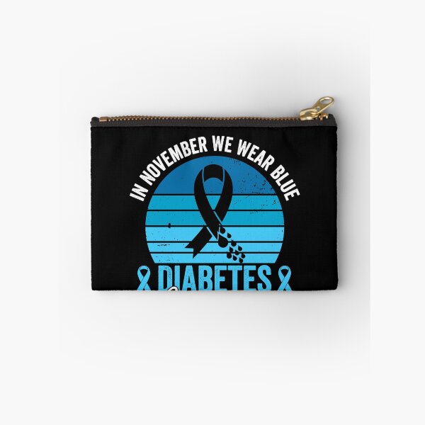Item preview, In November We Wear Blue Diabetes Awareness Support designed and sold by SofenArt.