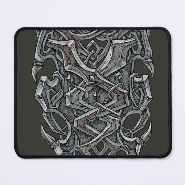 Item preview, Viking Tribal Knotwork - Twisted Knot Design with Thorns for Metal, Dark Fantasy & Rock Fans designed and sold by JustasVebra.