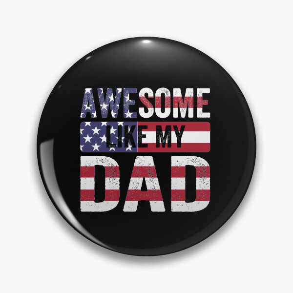 Item preview, Awesome Like My Dad Patriotic Fatherhood United States Flag Gift designed and sold by SofenArt.