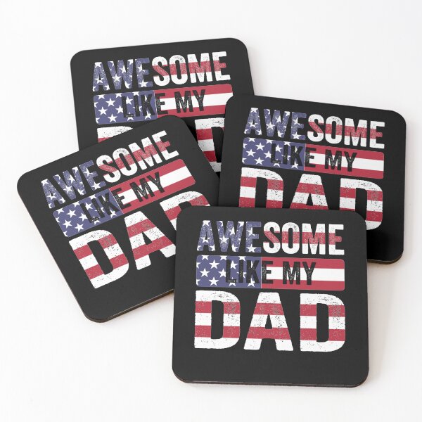 Item preview, Awesome Like My Dad Patriotic Fatherhood United States Flag Gift designed and sold by SofenArt.