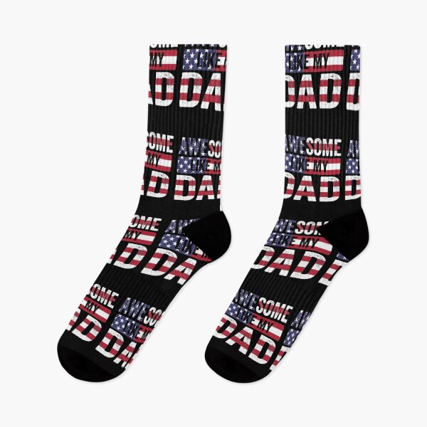 Item preview, Awesome Like My Dad Patriotic Fatherhood United States Flag Gift designed and sold by SofenArt.
