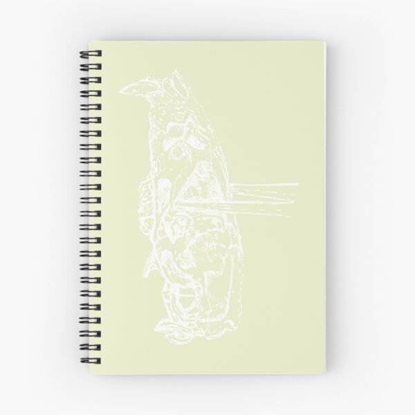 Item preview, Cráneo de rata y brochetas - Líneas claras - (#EAEFC8) designed and sold by The Stippler Process.