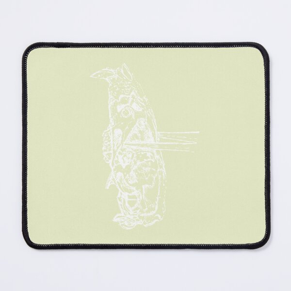 Item preview, Rat Skull & Skewers - Light Lines - (#EAEFC8) designed and sold by The Stippler Process.