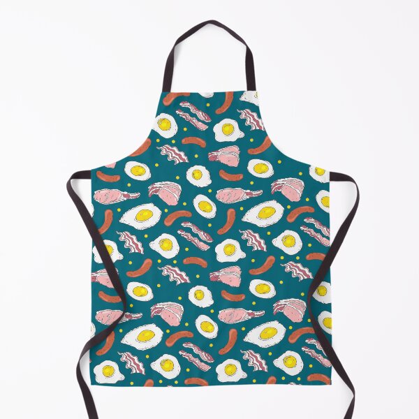Item preview, Bacon Eggs Sausages Breakfast Food Pattern designed and sold by HotHibiscus.