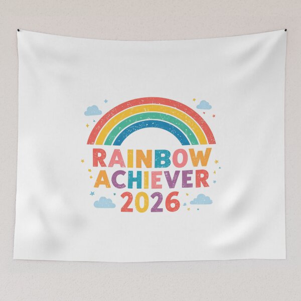 Item preview, Rainbow Achiever 2026 Class Of 2026 Graduation Student designed and sold by JonesFlora2025.