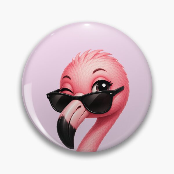 Item preview, Cool Pink Flamingo With Sunglasses designed and sold by AstraDrip Studio.