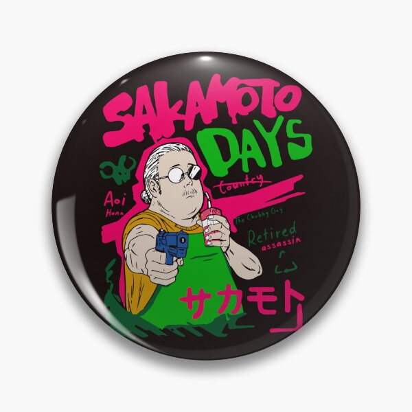Item preview, Sakamoto Days Retro Neon- Retired Assasin Anime Streetwear Design designed and sold by VinMerch.