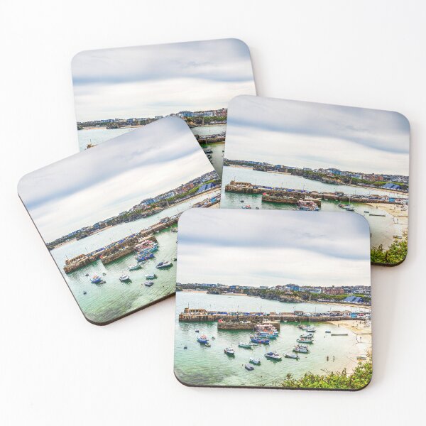 Item preview, Newquay Harbour with Boats, Cornwall, England designed and sold by Paul Thompson Photography.