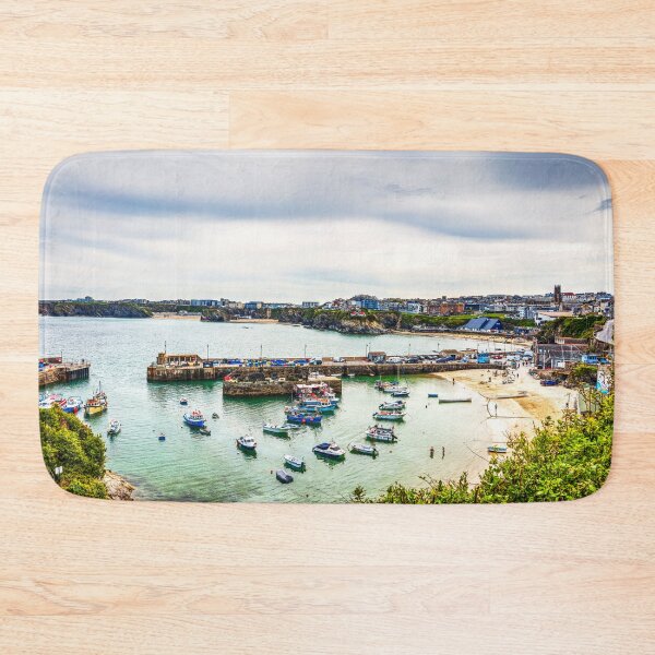 Item preview, Newquay Harbour with Boats, Cornwall, England designed and sold by Paul Thompson Photography.
