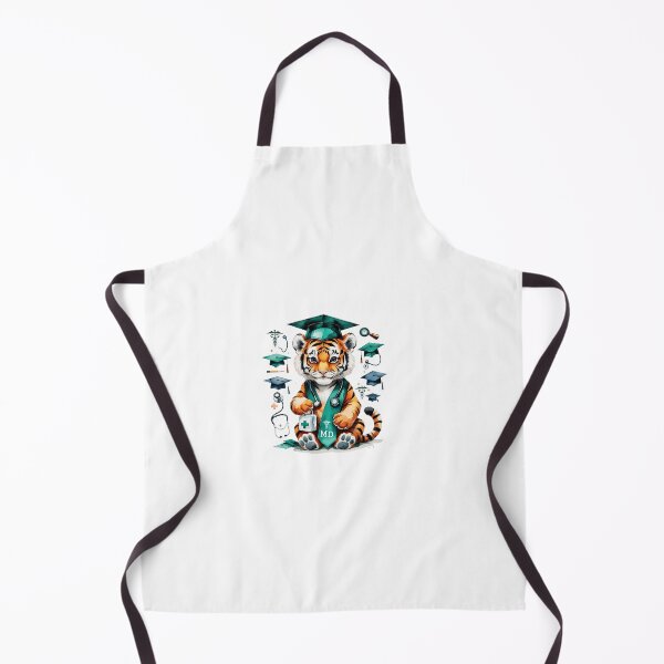 Item preview, Watercolor Tiger Medical School Doctor Graduate designed and sold by AQUILAKREO.