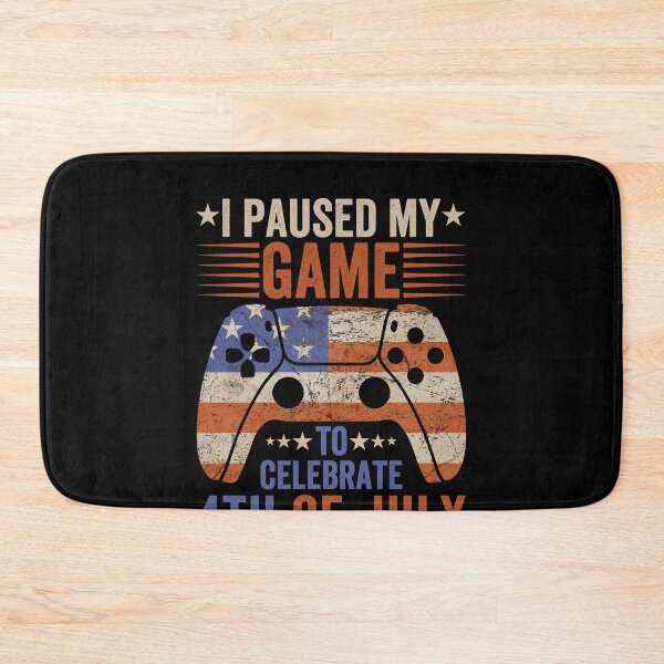 Item preview, I Paused My Game To Celebrate 4th Of July Gamer Patriot American Independence Day designed and sold by SofenArt.