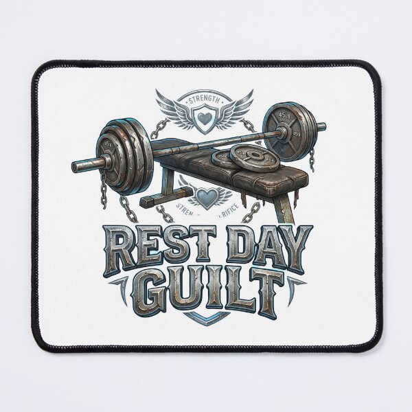 Item preview, The Ultimate Rest Day Guilt Gym Meme! designed and sold by pradeepvisuals.