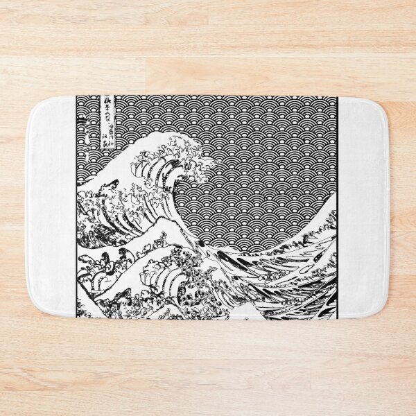 Item preview, The great wave - Japanese Line Art Graphic designed and sold by TheNoirShop.