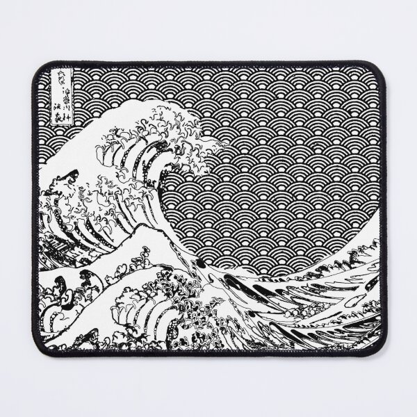 Item preview, The great wave - Japanese Line Art Graphic designed and sold by TheNoirShop.