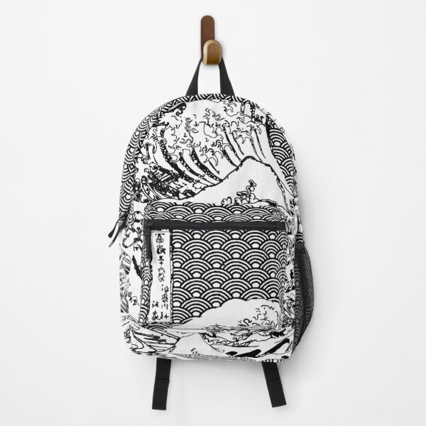 Item preview, The great wave - Japanese Line Art Graphic designed and sold by TheNoirShop.